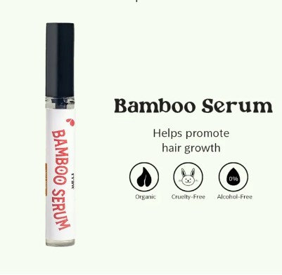 RRAW Skin Bamboo Eyelash Eyebrow Hair Growth Organic Natural Care Serum