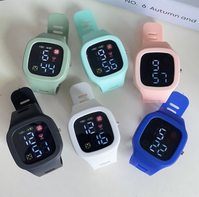 Unisex LED Digital Watch Students Silicone Sports Couple's Watches