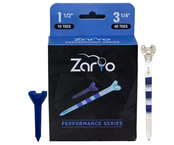 Golf Tees 3 1/4 & 1 1/2 inch Combo, Plastic Golf Tees - Near Unbreakable - 50 Count