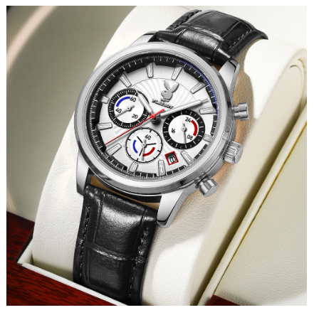 Playboy Watch For Men Waterproof Luminous with Chronograph Calendar Men's Watch