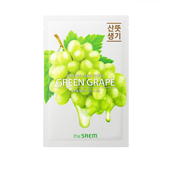 The Saem Natural Green Grape Mask Sheet