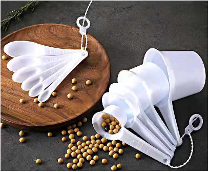 11-in-1 Plastic Measuring Cups & Spoon Set Professional Lightweight