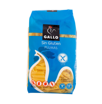 Gallo Sin Gluten Plumas Penne Pasta  450g