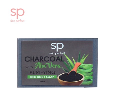 Skin Perfect Charcoal with Aloe Vera Deo Soap 100g