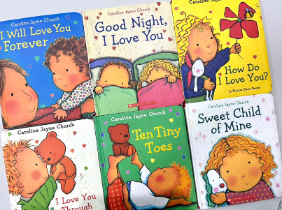 I Love You Through and Through Board Book 6 Book / Set Toddler Story Time Bonding Scholastic