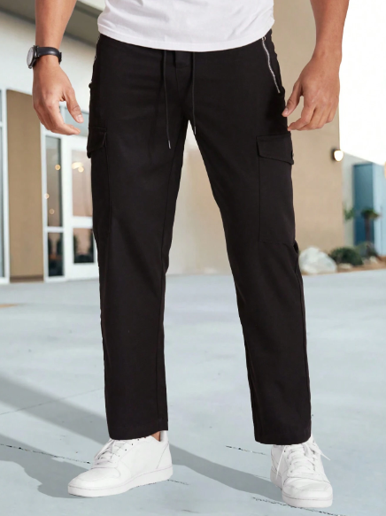 Manfinity Homme Men's Straight Leg Cargo Pants