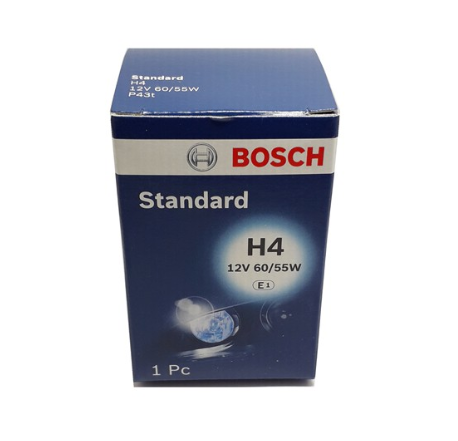 Bosch Halogen Bulb H4 60/55W 9003 HB2 12V Standard P43t Auto Headlight 60 / 55 Head Lamp 0986AL1513