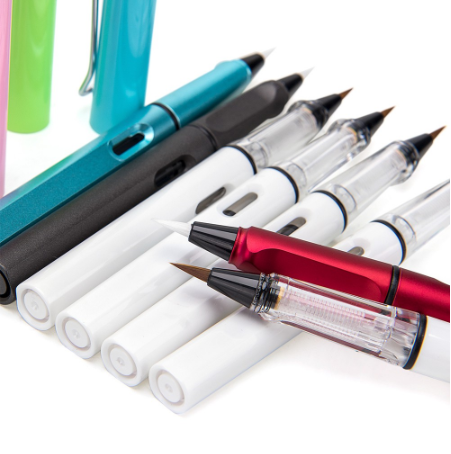 SeamiArt 1 Pc. Ink Refillable Portable Matte Pen Holder Brush Pen For Calligraphy Writing Drawing Art Supplies Stationery