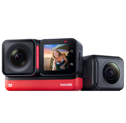 Insta360 ONE RS Twin Edition Waterproof 4K 360 Action Camera 60FPS with FlowState Stabilization