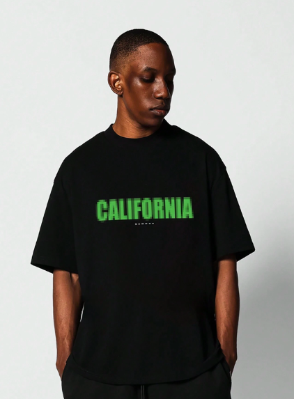 SUMWON Tee With California Graphic Print