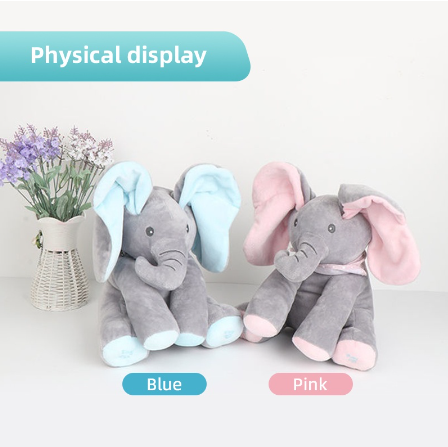 Baby Electric Plush Toy Talking Singing Stuffed Kids Educational Music Doll stuff Elephant