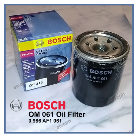 Bosch OM061 Oil Filter Xpander Mirage G4 (Cross Vic C-415 C415 Mitsubishi MD332687 MD360935) Lancer