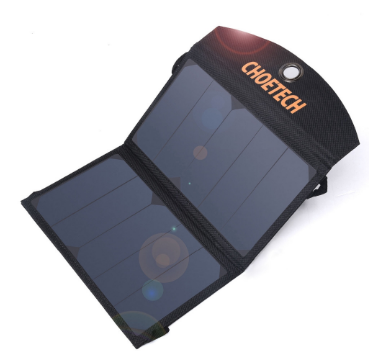 CHOETECH 19W Waterproof Solar Charger Foldable Outdoor Solar Panel Battery USB Charger