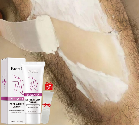 RtopR Mango Depilatory Cream Body Painless Effective Hair Removal Cream for Men and Women Whitening Hand Leg Armpit Hair Loss Product