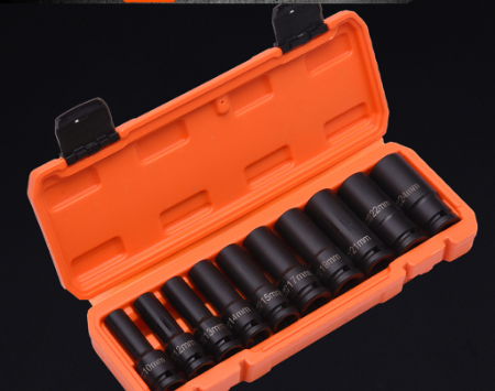 Harden 537020 10 Pcs 1/2" Deep Impact Socket Set (Industrial)