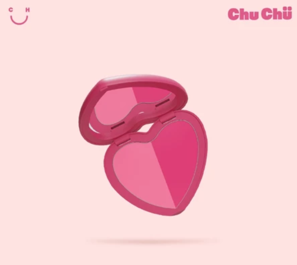 Chu Chu Beauty Heart Blush Duo in Love Candy