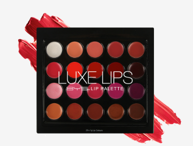 BYS 20 Piece Lip Palette - Luxe Lips
