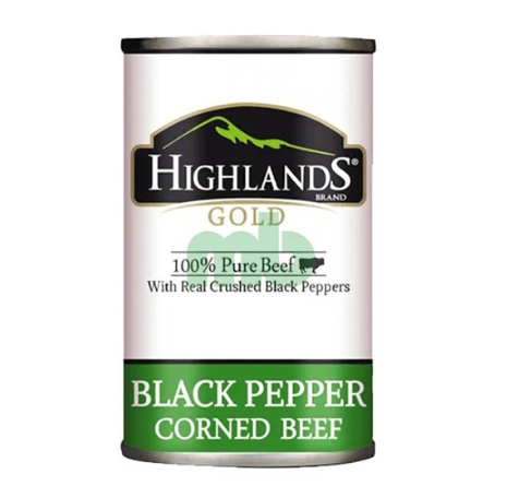 Highlands Gold  w/ Real Crushed Black Peppers - Corned Beef 150g