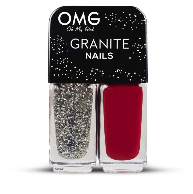 OMG Granite Nail Polish Marble 5ml x 2
