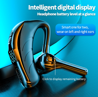 X13 Single Ear Headset with Mic Bluetooth 5.1 Earphone