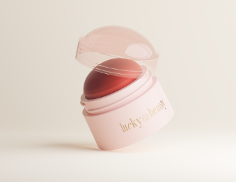 Lucky Beauty Blush & Lip Cream In Muse