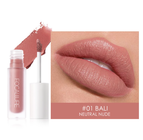 FOCALLURE STAYMAX Matte Lipstick Kissably-Soft Smooth Moisturize Lightweight Lips Makeup