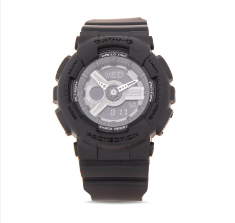 Casio Baby-g BA-110BC-1A Digital Analog Rubber Strap Watch For Women