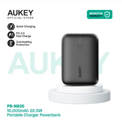 PB-N83S 10,000MAH 22.5W Powerbank Portable Charger and QC 3.0 High-Speed Charging Technology Phone C