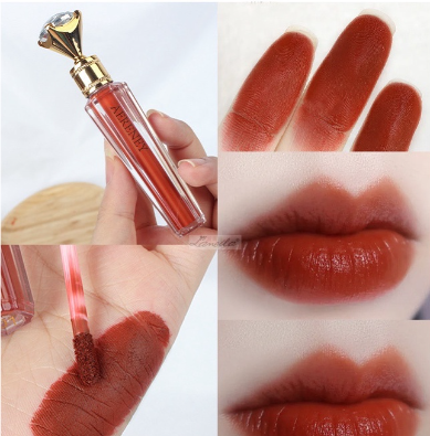 Lameila Lip Tint Matte Liquid Makeup Waterproof Long Lasting Glaze Lips Nourish Lips Lip Gloss 1042