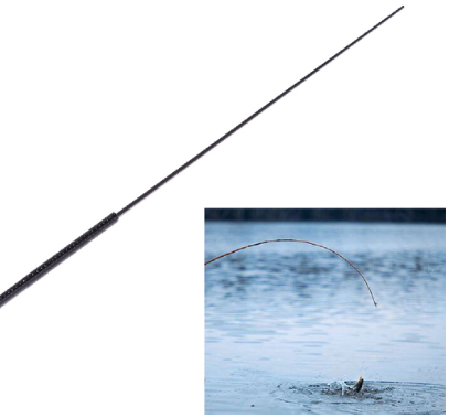 56cm 2 Intervals Fishing Rod Tips Solid and Hollow Carbon Long Rod Accessories