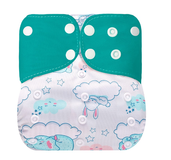 Ready Stocks Waterproof Reusable Digital Printed One Size Pocket Cloth Diaper CD13