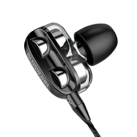 A4 Super 4D Bass e In-Ear Headset Double Speaker Sports Earbuds