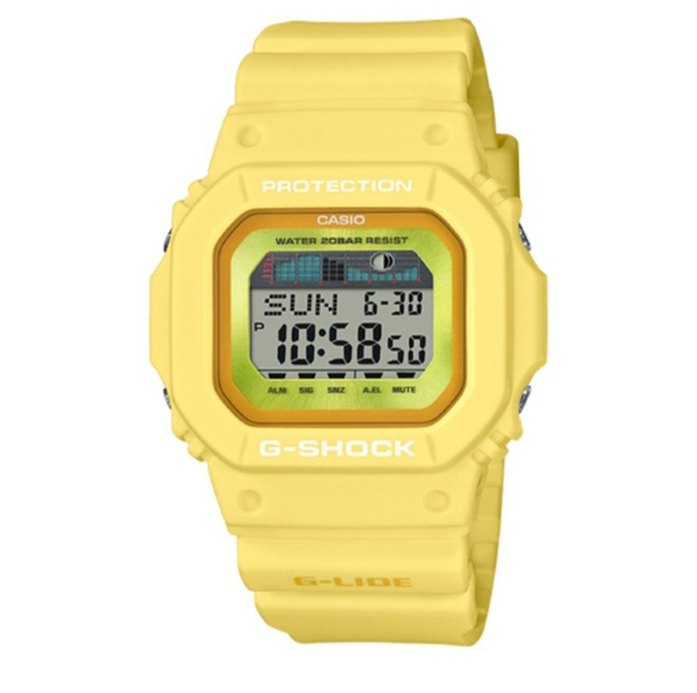 Casio G-Shock Origin Yellow Resin Digital Watch For Men CGLX-5600RT-9DR