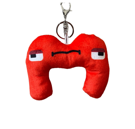 10cm Alphabet Lore Plush Pendant Doll Baby Educational Toy Home Decor Xmas Gift M