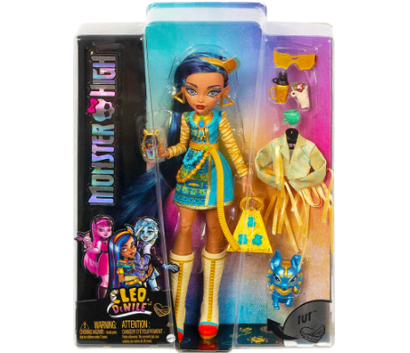 Monster High Cleo De Nile Doll With Pet And Accessories
