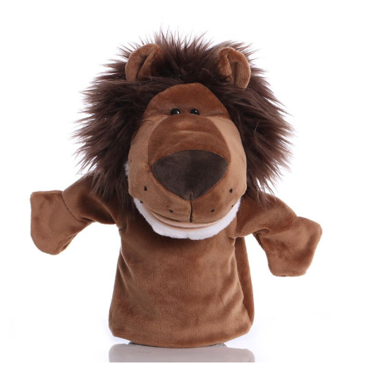 Animal Hand Puppet Cartoon Plush Toys Educational Pretend Telling Story Doll Kid Gifts D9