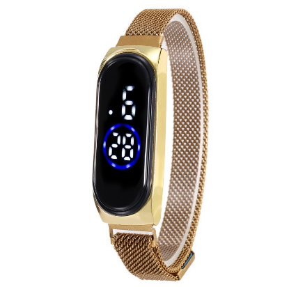 Gedi waterproof Watches LED Touch Digital Wristwatches Magnetic Lodestone Fashion Relo