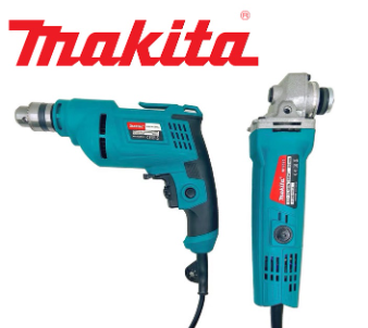 Makita Grinder And Drill Set Electric Tools Power Tools（blue）