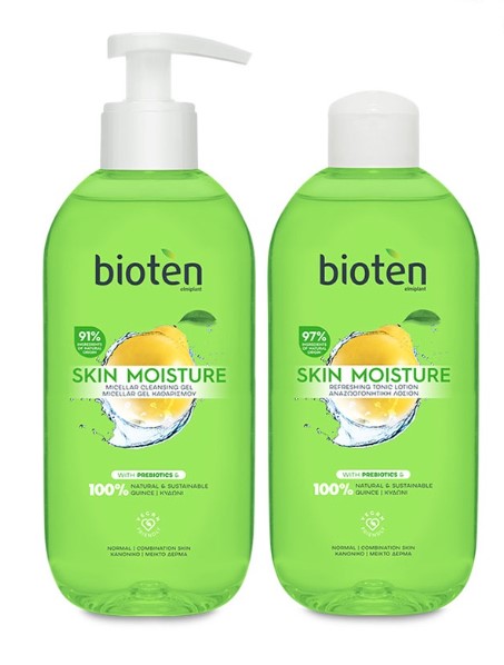 Bioten Skin Moisture Bundle for Normal Combination Skin Cleansing Gel 200ml & Tonic Lotion 200ml