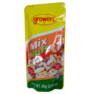 Growers Mix Nuts 80g