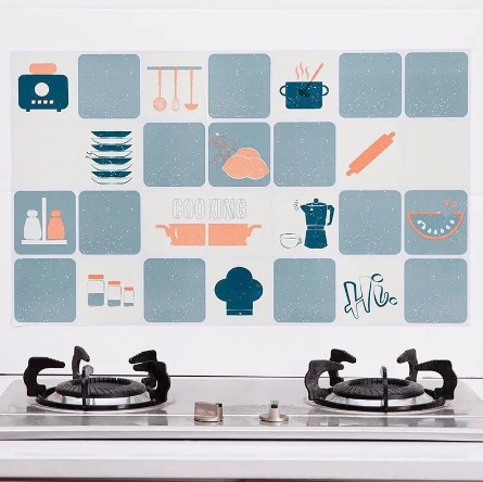 Waterproof Kitchen Anti-Oil Wall Stickers Paper