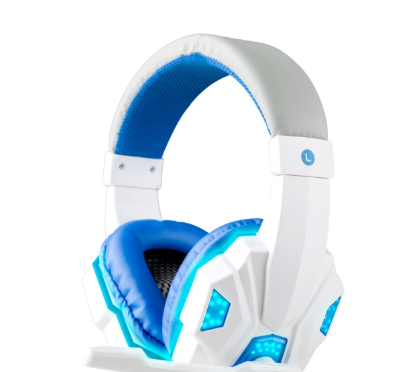 Zeus A-8300 Wired Stereo Gaming Headset With Mic And LED Light Over Ear Headphones For PC And Laptop