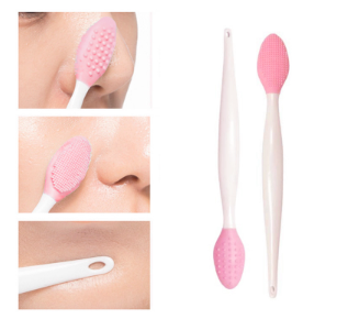 Soft Blackhead Removal Silicone Nose Cleaner Facial Cleansing Brush