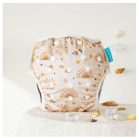 HappyFlute New Print Breathable Mesh Fabric Adjustable Pool Pant Swimming Pool Diaper Cover Reusable Washable Summer Baby c7