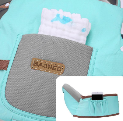 [FREE Bibs] BAONEO Baby Carrier Infant Toddler Backpack Bag Gear Hip seat Wrap