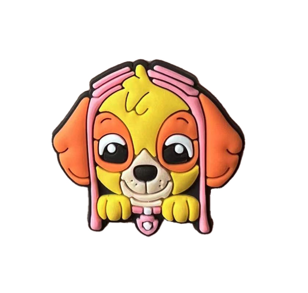 Cartoon Dalmatian Dog Jibbitz Crocs PAW Patrol Shoe Charms Ryder Bulldog Jibitz Charm Pin Chihuahua Jibits Crocks for Women Shoes S1