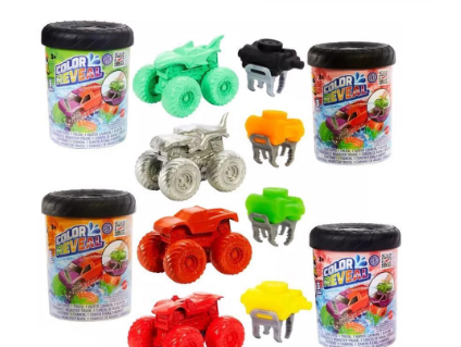 Hot Wheels Monster Trucks Color Reveal Random Assortment Vehicle