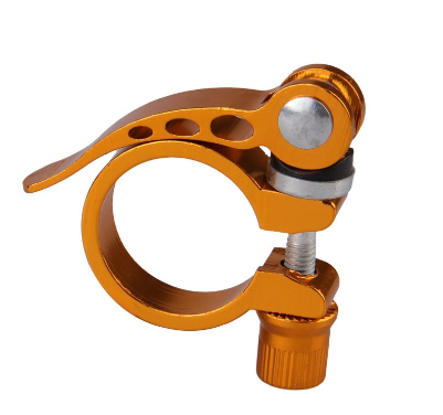 MTB Bike Cycling Saddle Seat Post Clamp Quick Release Style New