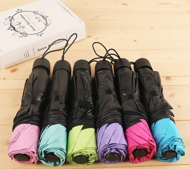 Magic Folding Sun And Rain Windproof Blossom Umbrella