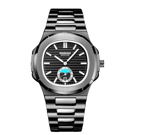 Original Square Business Luxury Stainless Steel Waterproof Fashion Watch Men Quartz Watch Casual All-Match Small Square Watch M5